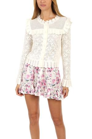 Loveshackfancy Ruffle Cardigan