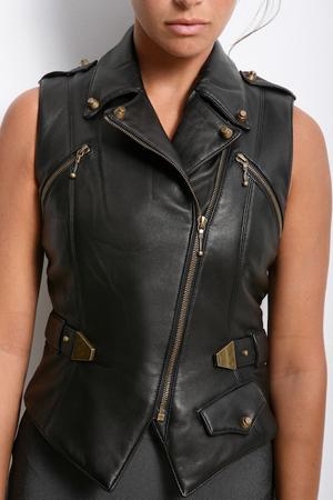 Alexander Wang Leather Vest With Belt