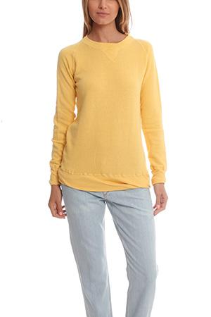 V::room Gauze Long Sleeve Fleece  Crewneck