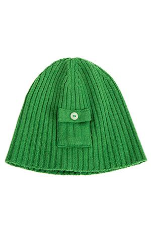 Qi Cashmere Ribbed Beanie
