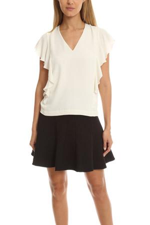 Elizabeth And James Stella Ruffle Top