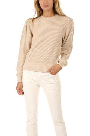 Frame Cropped Crewneck Sweater