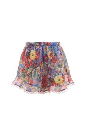 Zimmermann Lovelorn Floral Shorts