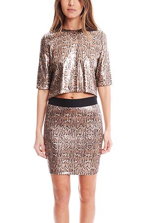 Roseanna Seven Python Top