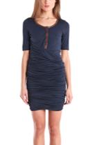 A.l.c. Twisty Dress In Navy
