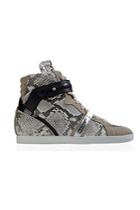 Barbara Bui Python Skin Trainers