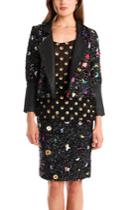 Suno Beaded Flower Jacket