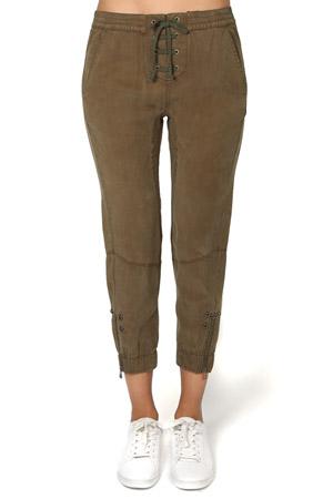 Pam & Gela Lace Up Closure Pant