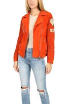 Giorgio Brato Suede Moto Jacket With Patches