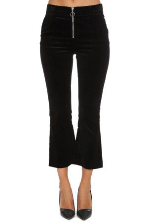 Frame Denim Velvet O-ring Zip Flare