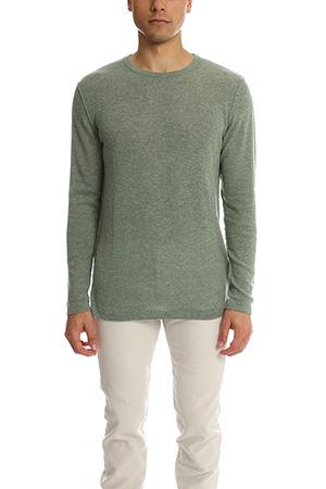 Blue&cream Lightweight Crew Shrub