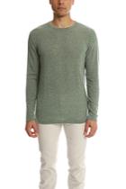 Blue&cream Lightweight Crew Shrub