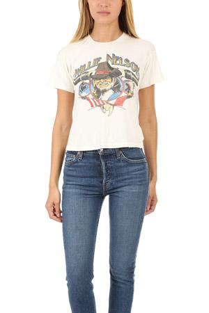 Madeworn Willie Nelson Crop Tee