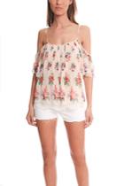 Love Sam Eva Cold Shoulder Top
