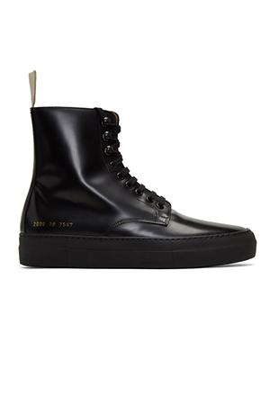 Robert Geller X Common Projects Combat Boot