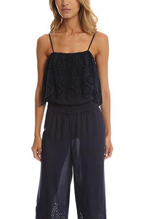 Ganni Yoko Lace Top