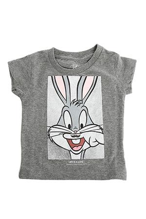 Little Eleven Paris Charcoal Bugs Bunny Tee