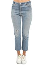 Re/done Levi's High Rise Ankle Crop
