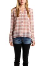 10 Crosby By Derek Lam Derek Lam 10 Crosby Mandarin Collar Blouse
