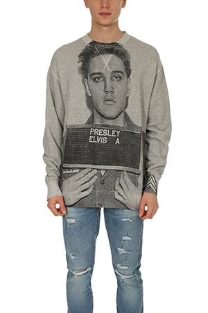 R13 Elvis Mugshot Oversized Sweatshirt