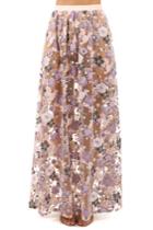 For Love & Lemons Posy Embroidery Maxi Skirt