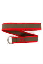 Nike Sb Belt In Olive/red