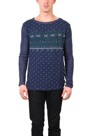 Via Spare Print Sweater