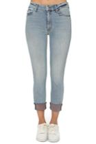 Mother High Waisted Looker Ankle Fray Jean
