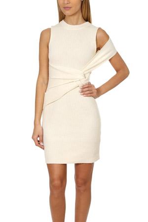 3.1 Phillip Lim Draped Wool Twist Tank Dress