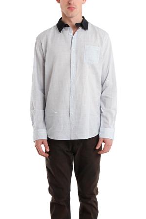 Robert Geller Contrast Collar Dress Shirt