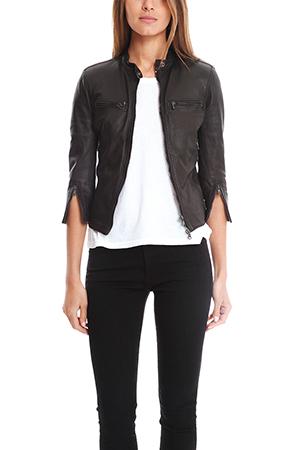 R13 Cafe Racer Leather Jacket