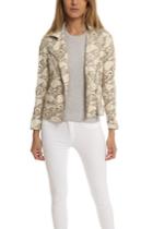 Giogrio Brato Giorgio Brato Asym Lace Leather Jacket