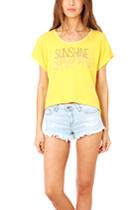 Via Spare Silk Noil Sunshine Superman Tee