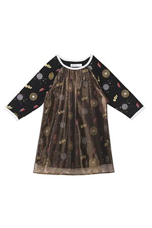 Oaks Of Acorns Oaks Of Acorn Disco Print Club Dress