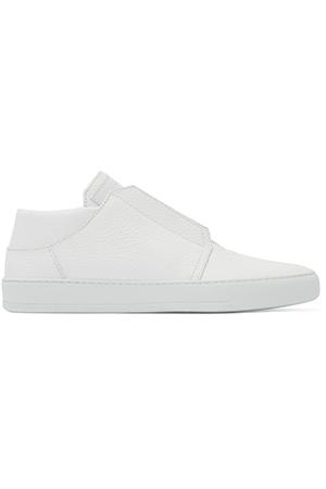 Helmut Lang Textured Leather Low Top Sneaker