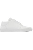 Helmut Lang Textured Leather Low Top Sneaker