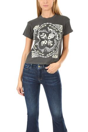Madeworn Kiss Rock N Roll Crop Tee