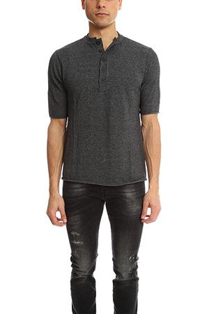 Hannes Roether Juris Short Sleeve Knit Henley