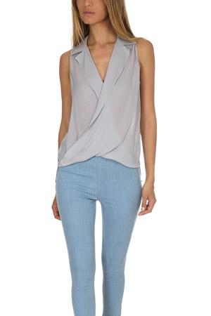 L'agence Freja Draped Blouse