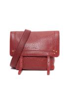 Jerome Dreyfuss Jeremie Burgundy Lambskin Bag