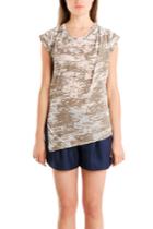 3.1 Phillip Lim Slant Hem Burnout Muscle Tee