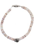 Duchess Of Malfi Conus Shell Bracelet With Skull