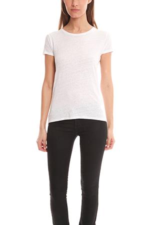 Majestic Filatures Stretch Linen Crewneck Tee