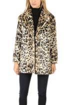 Frame Cheetah Faux Fur Coat