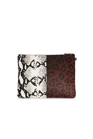 Newbark Double Animal Print Medium Pouch
