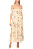 Zimmermann Iris Shirred Bodice Long Dress