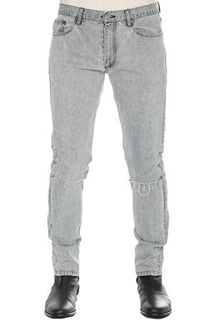 Blue&cream Hl Distressed Jean