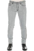 Blue&cream Hl Distressed Jean