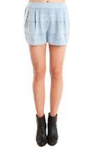 3.1 Phillip Lim Pleated Zip Shorts In Blue