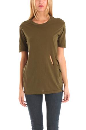 Nightcap Clothing Ripped Tee In Army